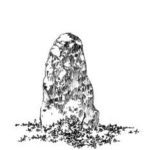 672 Finistère – Menhir  Men-Berr – Leuhan – Coray