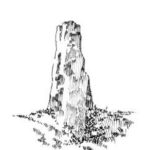 673 Finistère – Menhir de Keranglay – Leuhan – Coray