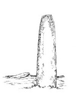 675 Finistère – Menhir de Kergadiou – Plourin-Ploudalmézeau