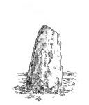 682 Finistère – Menhir de Kervic – Plouye – Huelgoat