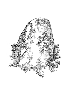 678 Finistère – Menhir de Keruel – Saint Evarzec